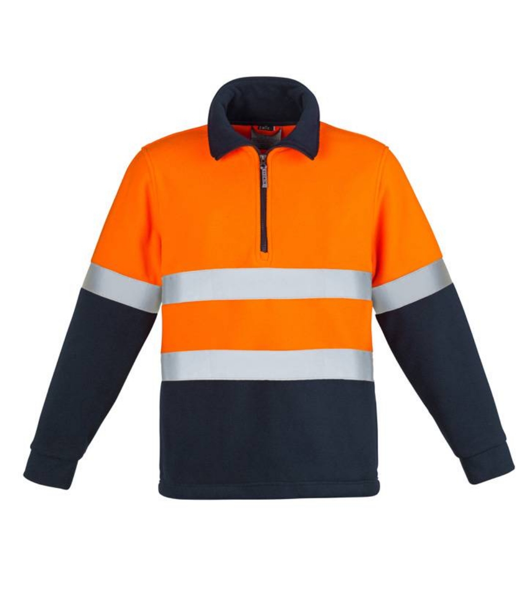 Picture of Syzmik, Mens Hi Vis Fleece Jumper - Hoop Taped